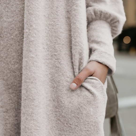 Long  Sleeve Sweater Dress - Picture 2 of 4